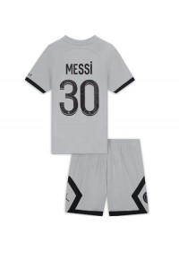 Fotbalové Dres Paris Saint-Germain Lionel Messi #30 Dětské Venkovní Oblečení 2022-23 Krátký Rukáv (+ trenýrky)